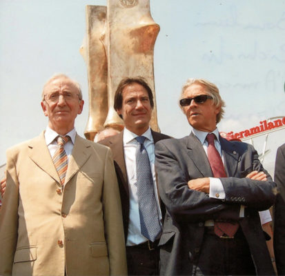 Con il Maestro Agostino Bonalumi e Lorenzo Zichichi.