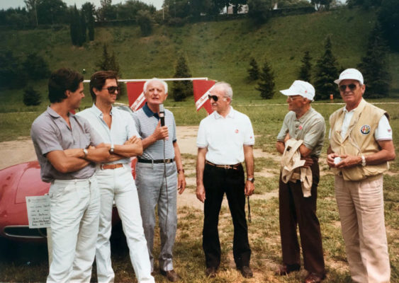 Bassano del Grappa 1984. D'amico, Villoresi, Moroni, Sanesi e Bonini.