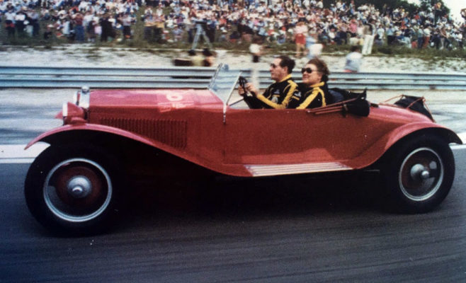 Monza 1968. Roy e Edna Slater su 6C 1500 del 1928.